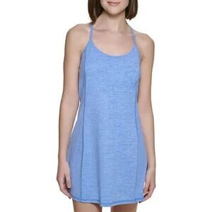 Calvin Klein Performance Women's Exercise Blue Dress XL PF2D8050 NWT